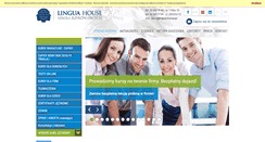 Desktop Screenshot of lingua-house.pl
