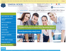 Tablet Screenshot of lingua-house.pl